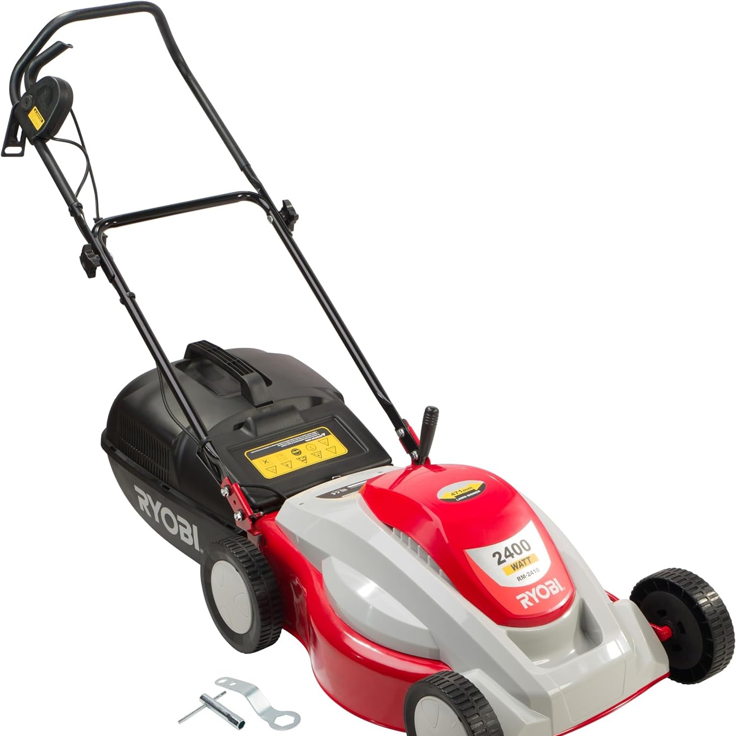 RYOBI RM-2410 46cm Corded Electric Lawn Mower, detail view